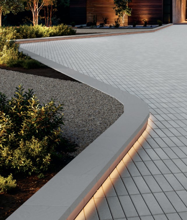 SANDSTONE CAP OVERLAY SYSTEM, GREY | Techo-Bloc